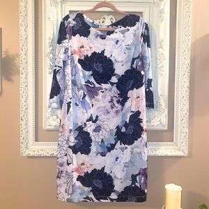 NWT PEA IN THE POD FLORAL SHIFT DRESS